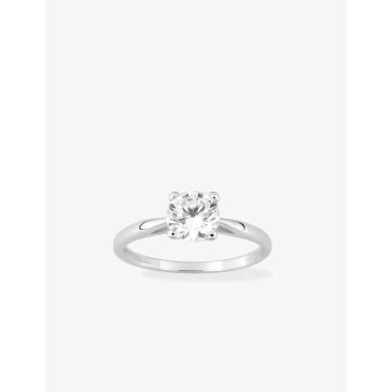Bague oxyde de ziconium argent 925 rhodié