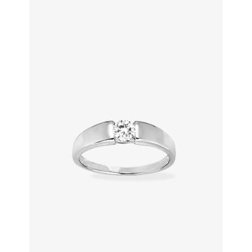 Bague oxyde de ziconium argent 925 rhodié