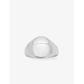 Chevalière argent 925 rhodié
