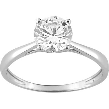 Bague oxyde de ziconium argent 925 rhodié