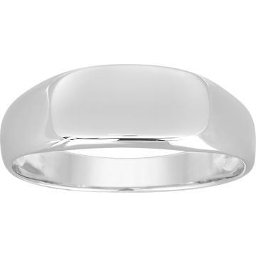Chevalière argent 925 rhodié