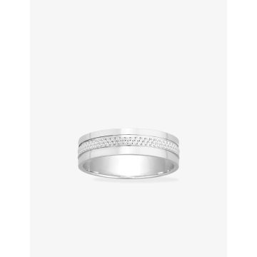 Alliance fantaisie 5mm argent 925 rhodié