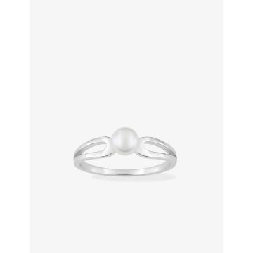 Bague perle d'imitation argent 925 rhodié