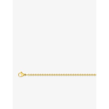 Collier acier doré