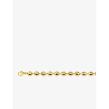 Collier acier doré