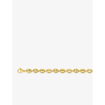 Collier acier doré