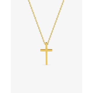 Collier acier doré