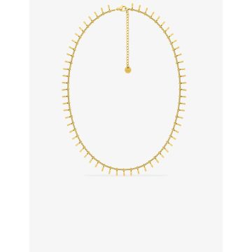 Collier acier doré