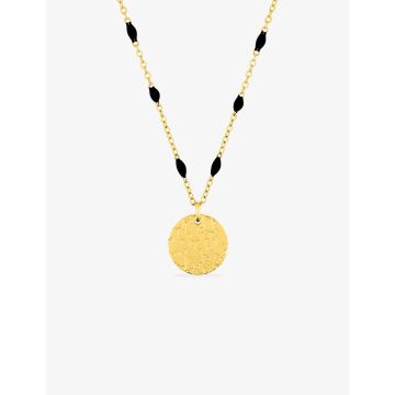 Collier époxy synthétique acier doré