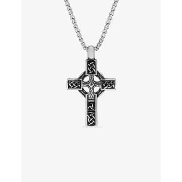 Collier acier noirci