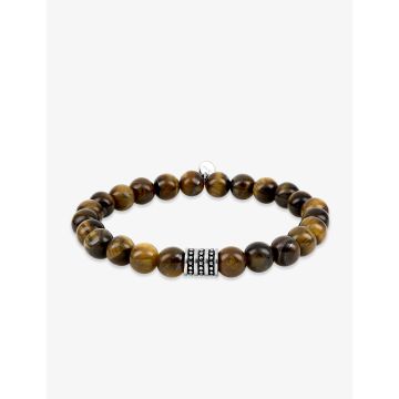 Bracelet oeil-tigre acier