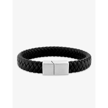 Bracelet matière synthétique acier