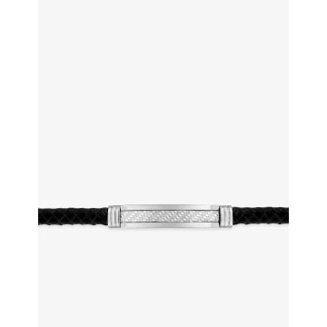 Bracelet matière synthétique acier