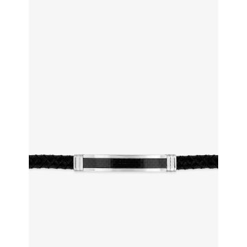 Bracelet matière synthétique acier