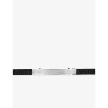 Bracelet matière synthétique acier