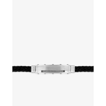 Bracelet matière synthétique acier