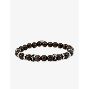 Bracelet bronzite acier