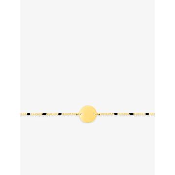 Bracelet époxy synthétique acier doré