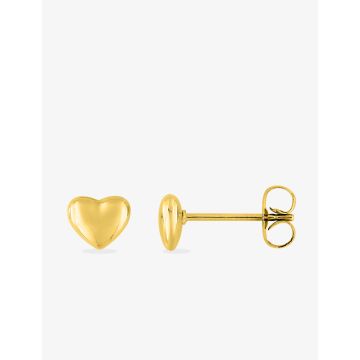 Boucles d'oreilles clou acier doré