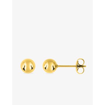 Boucles d'oreilles clou acier doré