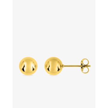 Boucles d'oreilles clou acier doré