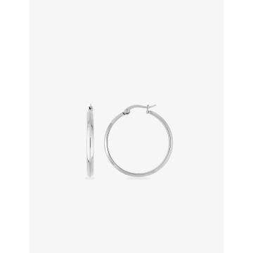 Boucles d'oreilles créolles acier