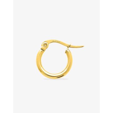 Boucles d'oreilles créolles acier doré