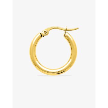 Boucles d'oreilles créolles acier doré