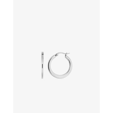 Boucles d'oreilles créolles acier