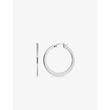 Boucles d'oreilles créolles acier
