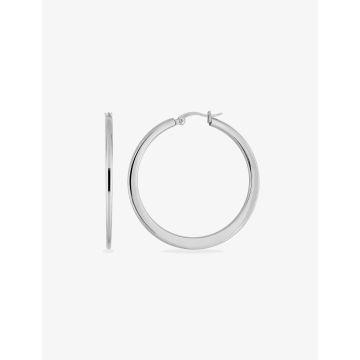 Boucles d'oreilles créolles acier