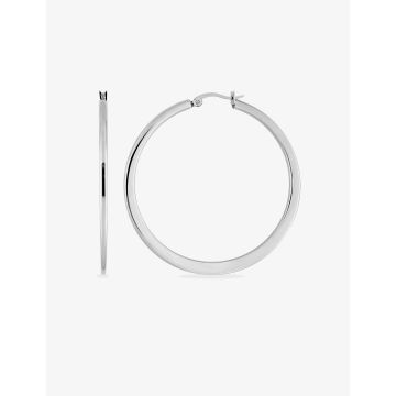 Boucles d'oreilles créolles acier