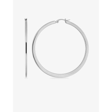 Boucles d'oreilles créolles acier