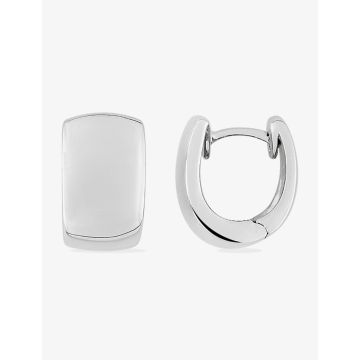 Boucles d'oreilles créolles argent 925 rhodié