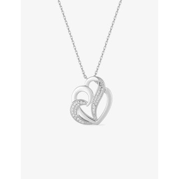 Collier Argent Oxyde De Zirconium