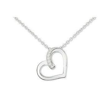 Collier Argent Oxyde De Zirconium