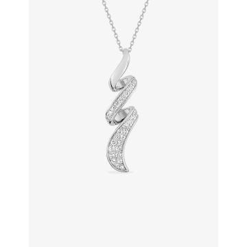 Collier Argent Oxyde De Zirconium