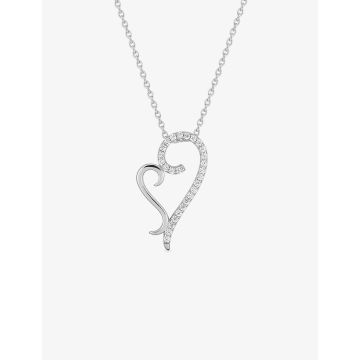 Collier Argent Oxyde De Zirconium