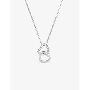 Collier oxyde de ziconium argent 925 rhodié