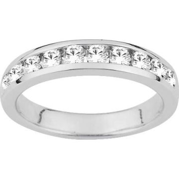 Bague oxyde de ziconium blanc argent 925 rhodié