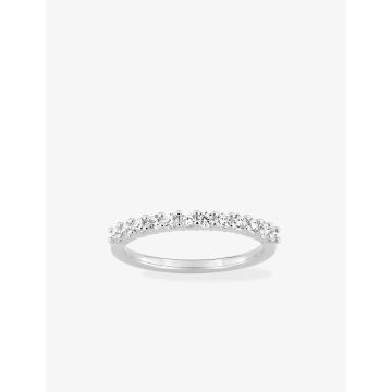 Bague oxyde de ziconium argent 925 rhodié