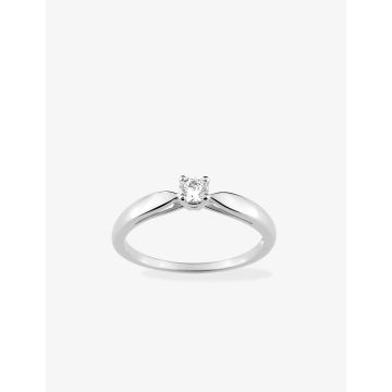 Bague oxyde de ziconium argent 925 rhodié