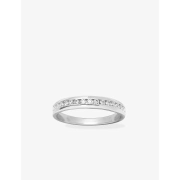 Bague oxyde de ziconium argent 925 rhodié