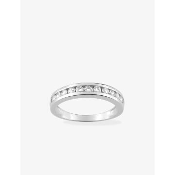 Bague oxyde de ziconium argent 925 rhodié