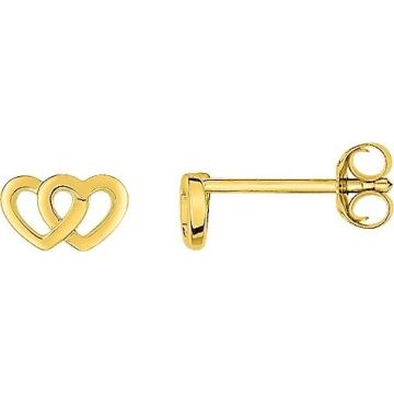 Boucles d'oreilles clou plaqué or