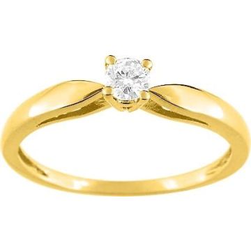 Bague oxyde de ziconium plaqué or