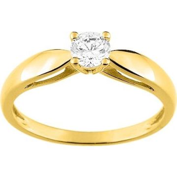 Bague oxyde de ziconium plaqué or