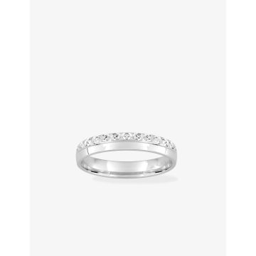 Alliance fantaisie or blanc