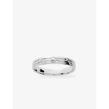 Alliance 0.06 ct or blanc