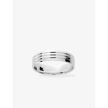 Alliance fantaisie or gris 5mm